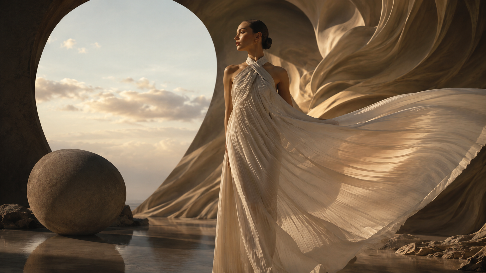 Ensaio fashion dress